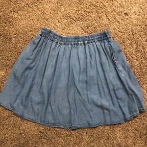 Women's Flowy Jean skirt
